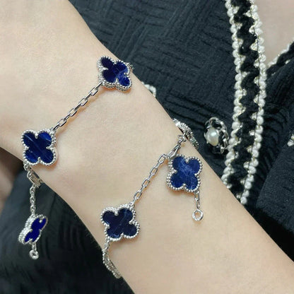 [?Vintora]CLOVER 5 MOTIF PIETERSITE BRACELET COLLECTION