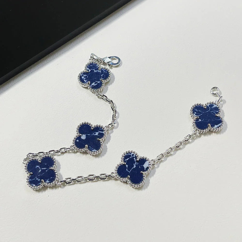 [?Vintora]CLOVER 5 MOTIF PIETERSITE BRACELET COLLECTION