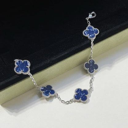 [?Vintora]CLOVER 5 MOTIF PIETERSITE BRACELET COLLECTION