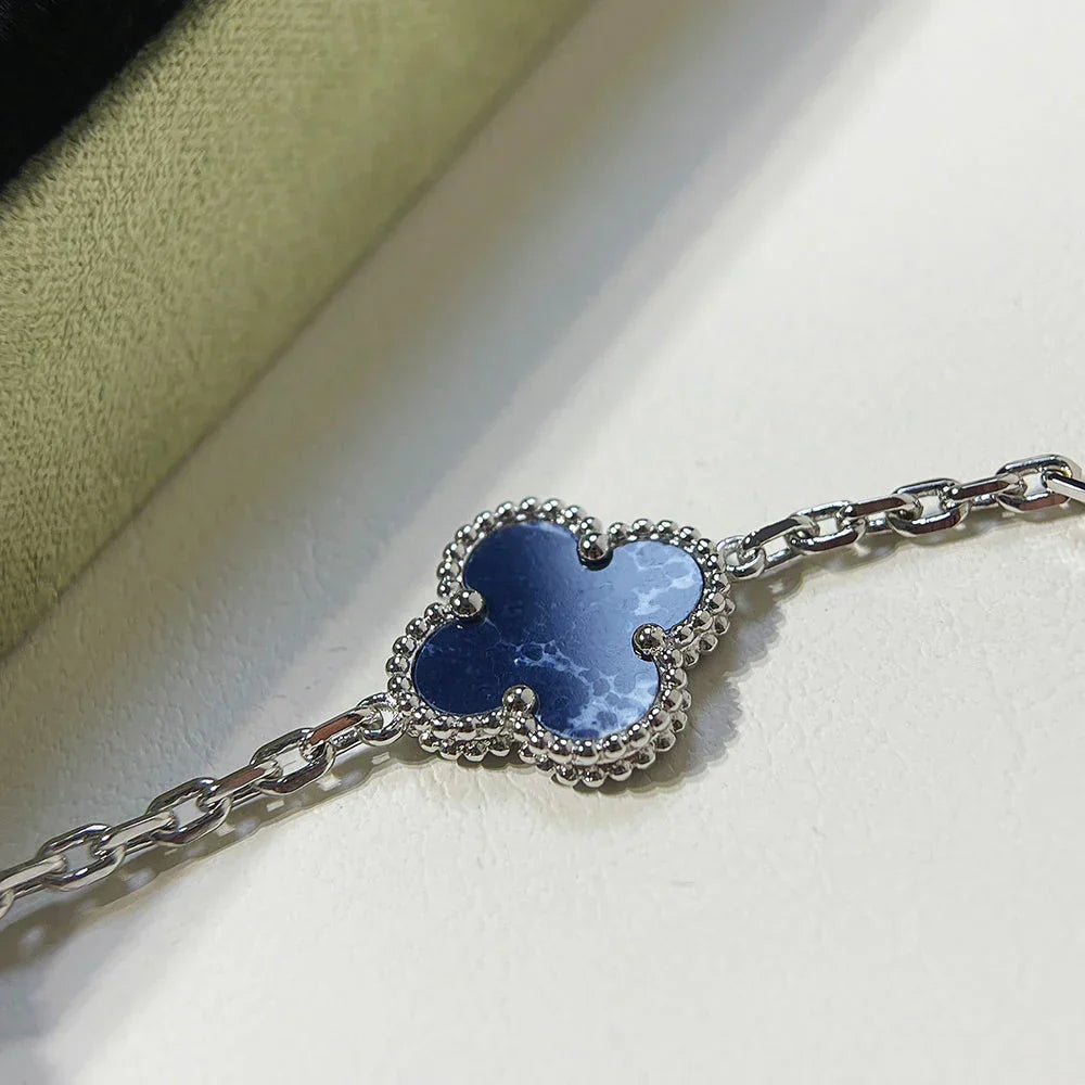 [?Vintora]CLOVER 5 MOTIF PIETERSITE BRACELET COLLECTION