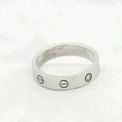[Vintora]LOVE RING 4MM 1 DIAMOND SILVER
