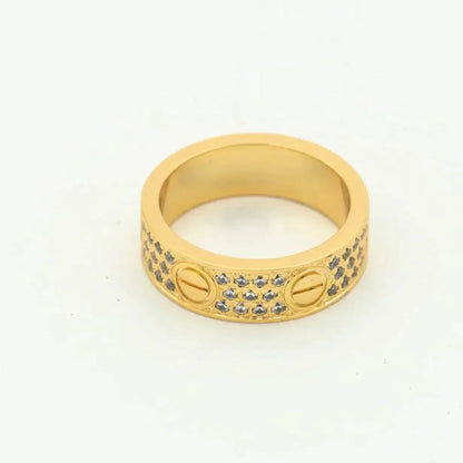 [Vintora]LOVE RING 5.5MM DIAMONDS PAVED