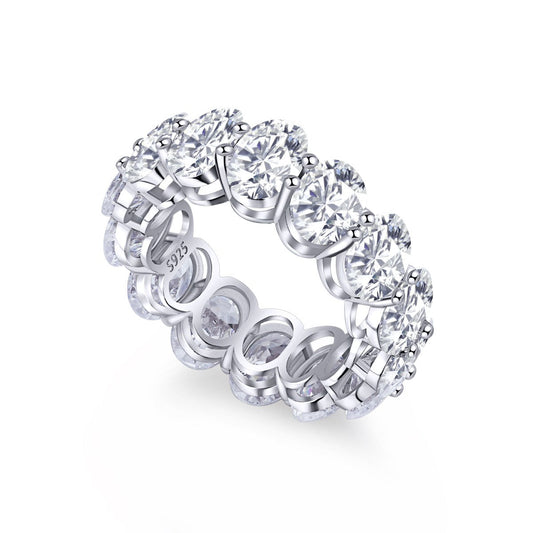 [Vintora Jewelry]Dainty Elongated Cushion Cut Tennis Ring