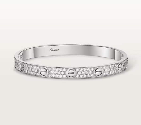 [Vintora]NEW-LOVE-6.1MM-Width Diamond-Studded Bracelet