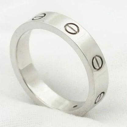 [Vintora]LOVE RING 4MM 1 DIAMOND SILVER