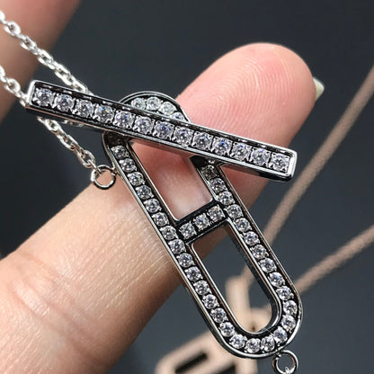 [Vintora]HM NECKLACE PLATINUM ROSE GOLD DIAMOND