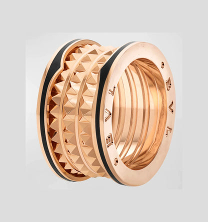 [Vintora]ZERO 1 ROCK BLACK CERAMIC PINK GOLD LARGE MODEL