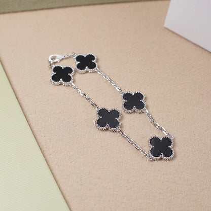 [?Vintora] CLOVER 5 MOTIF ONYXS BRACELET COLLECTION