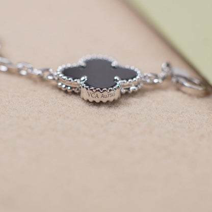 [?Vintora] CLOVER 5 MOTIF ONYXS BRACELET COLLECTION