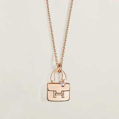 [Vintora]AMULETTE PEDANT ROSE GOLD NECKLACE