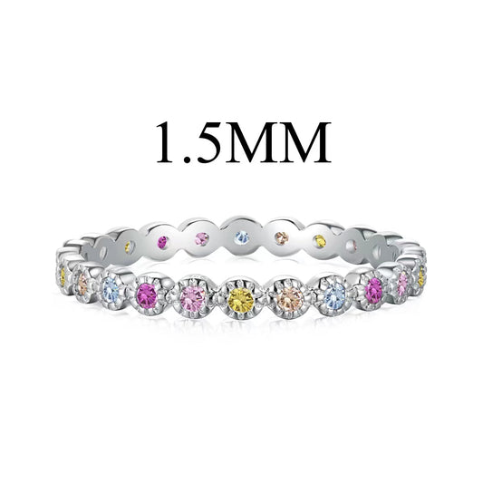 [Vintora Jewelry]Radiant Sparkling Round Cut Daily Ring