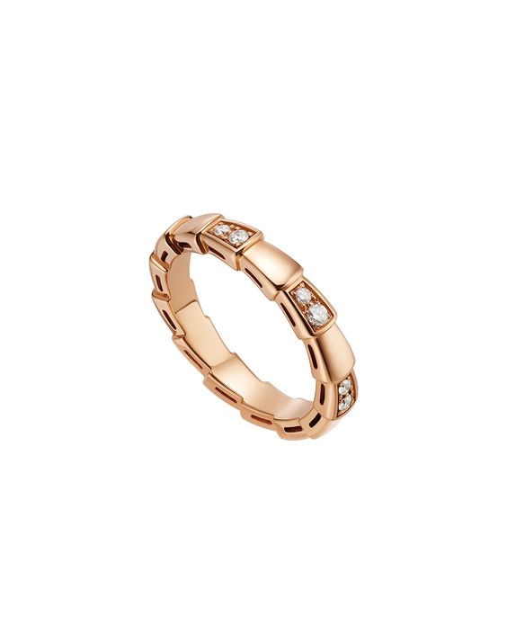 [Vintora]SERPENTI RING PINK GOLD  3MM