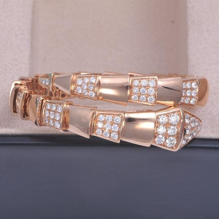 [Vintora]SERPENTI BRACELET PINK GOLD DIAMOND