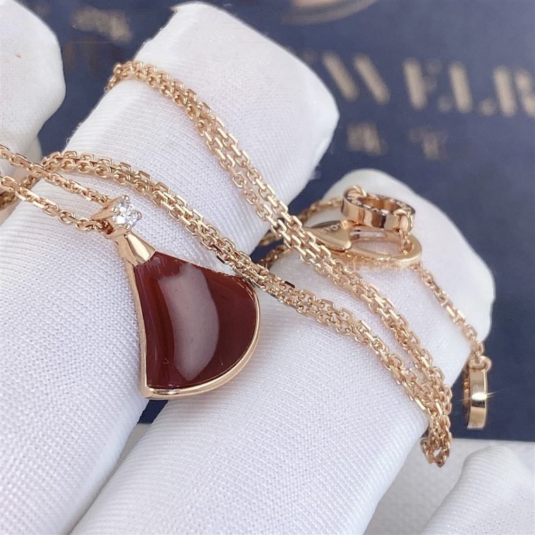 [Vintora]DREAM NECKLACE CARNELIAN 1 DIAMOND