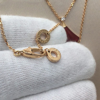 [Vintora]DREAM NECKLACE CARNELIAN 1 DIAMOND