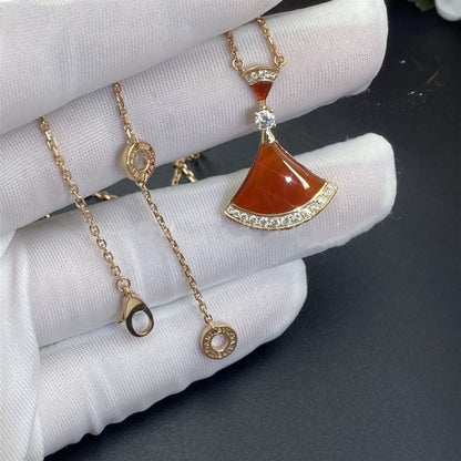 [Vintora]DREAM NECKLACE CARNELIAN DIAMOND