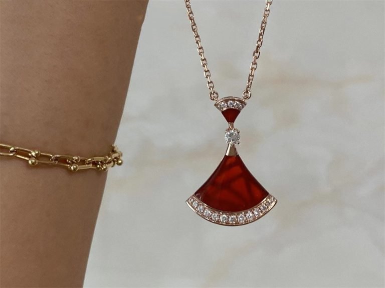 [Vintora]DREAM NECKLACE CARNELIAN DIAMOND