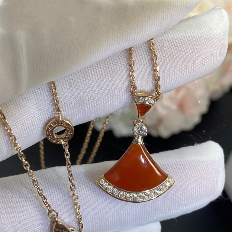 [Vintora]DREAM NECKLACE CARNELIAN DIAMOND