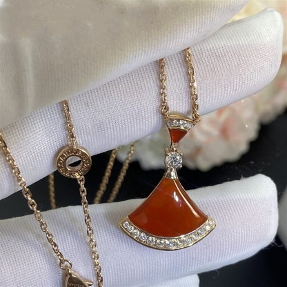 [Vintora]DREAM NECKLACE CARNELIAN DIAMOND