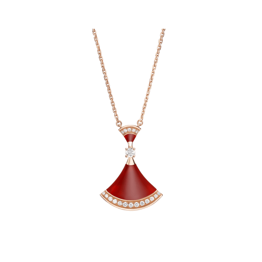 [Vintora]DREAM NECKLACE CARNELIAN DIAMOND