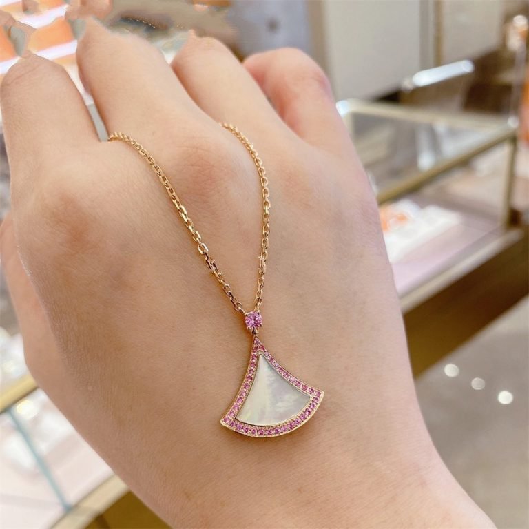 [Vintora]DREAM NECKLACE MOP DIAMOND PINK