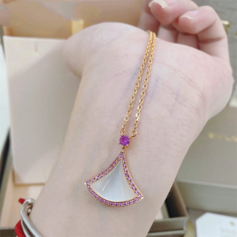 [Vintora]DREAM NECKLACE MOP DIAMOND PINK