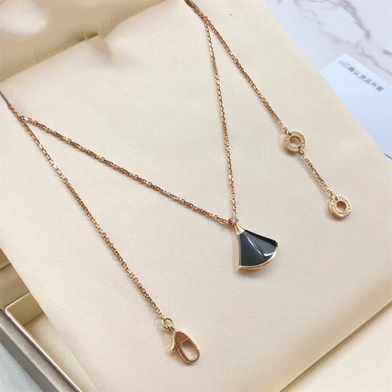 [Vintora]DREAM NECKLACE ONYX 1 DIAMOND