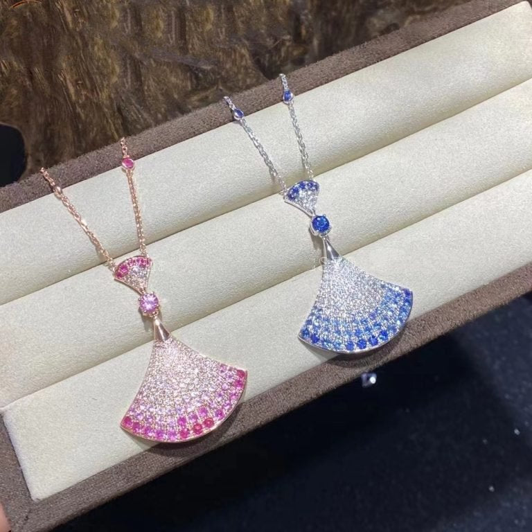 [Vintora]DREAM NECKLACK DIAMOND PINK GOLD