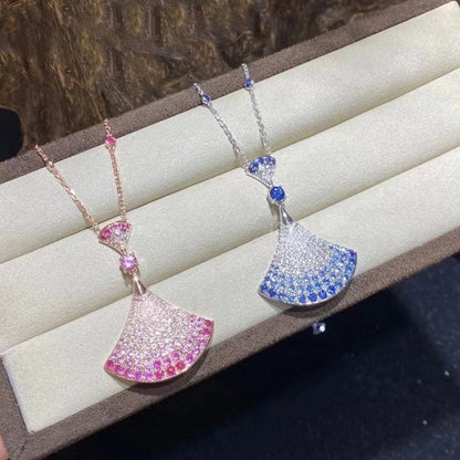 [Vintora]DREAM NECKLACK DIAMOND PINK GOLD