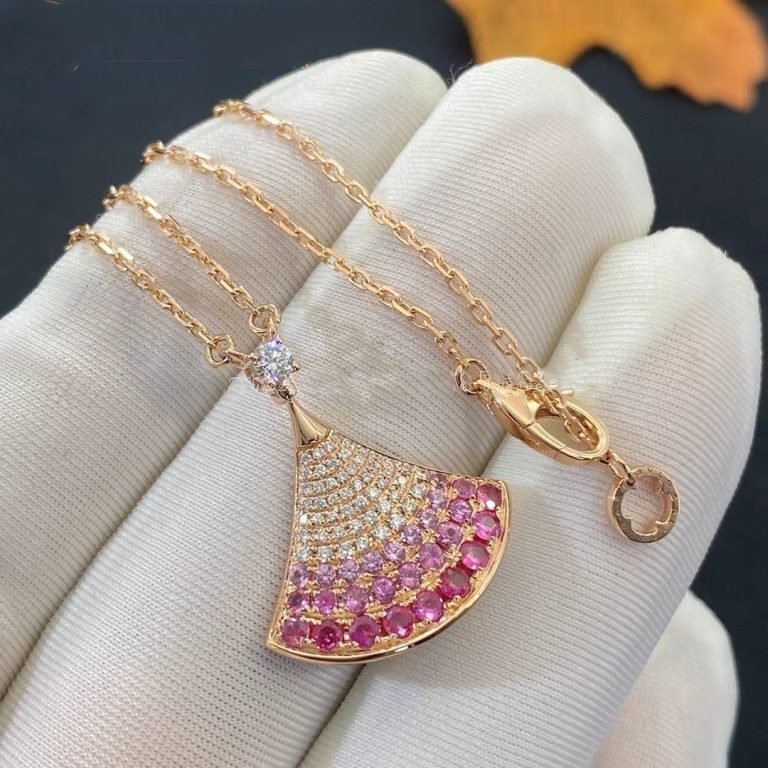 [Vintora]DREAM NECKLACE PINK GOLD PINK DIAMOND