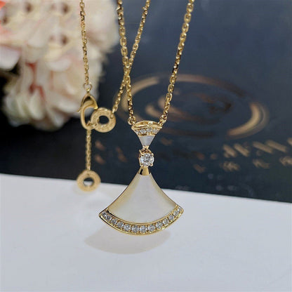 [Vintora]DREAM NECKLACE MOP GOLD DIAMOND