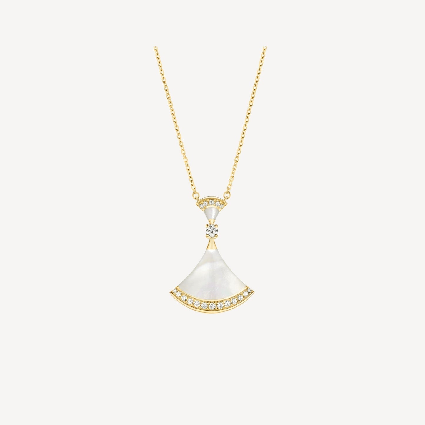 [Vintora]DREAM NECKLACE MOP GOLD DIAMOND