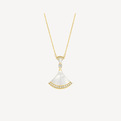 [Vintora]DREAM NECKLACE MOP GOLD DIAMOND