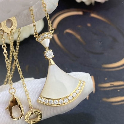 [Vintora]DREAM NECKLACE MOP GOLD DIAMOND