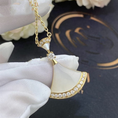 [Vintora]DREAM NECKLACE MOP GOLD DIAMOND