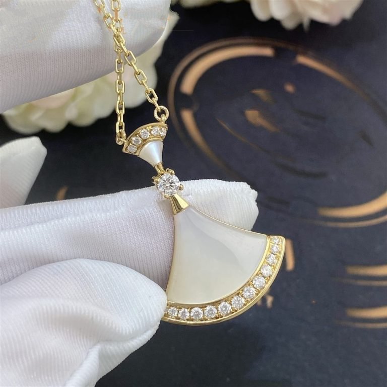 [Vintora]DREAM NECKLACE MOP GOLD DIAMOND