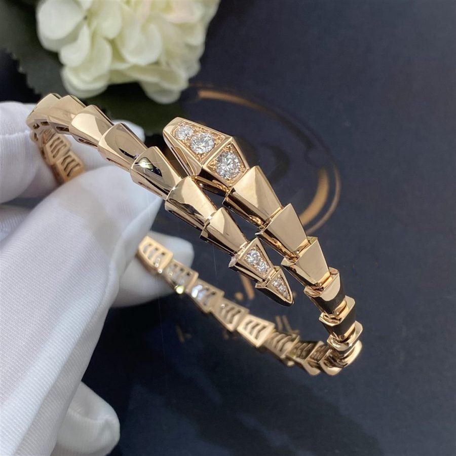[Vintora]SERPENTI BRACELET DIAMONDS PINK GOLD