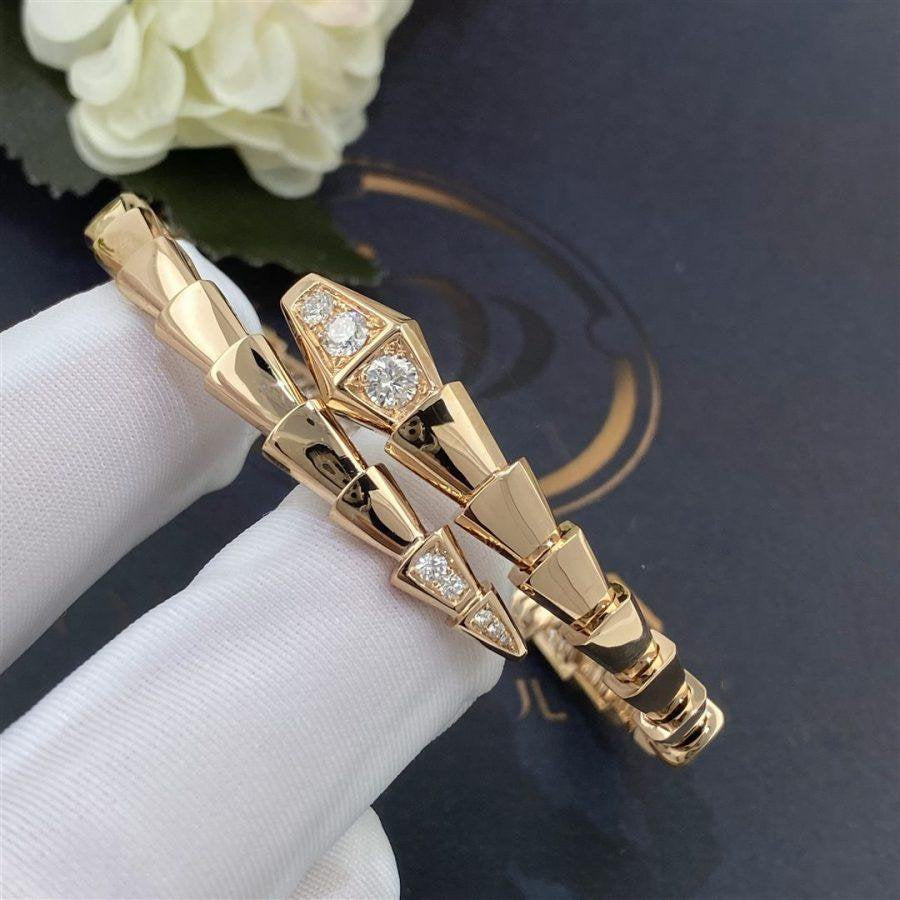 [Vintora]SERPENTI BRACELET DIAMONDS PINK GOLD