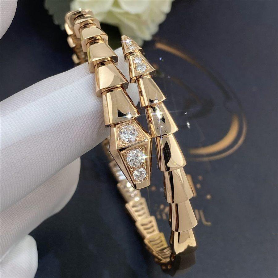 [Vintora]SERPENTI BRACELET DIAMONDS PINK GOLD
