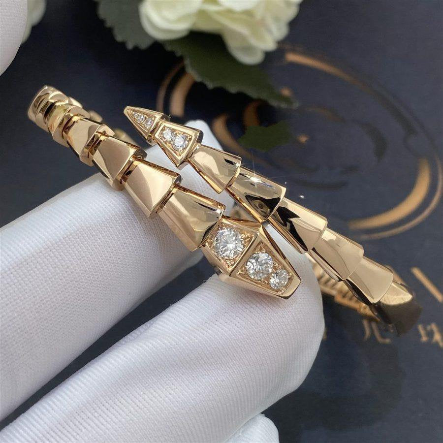 [Vintora]SERPENTI BRACELET DIAMONDS PINK GOLD