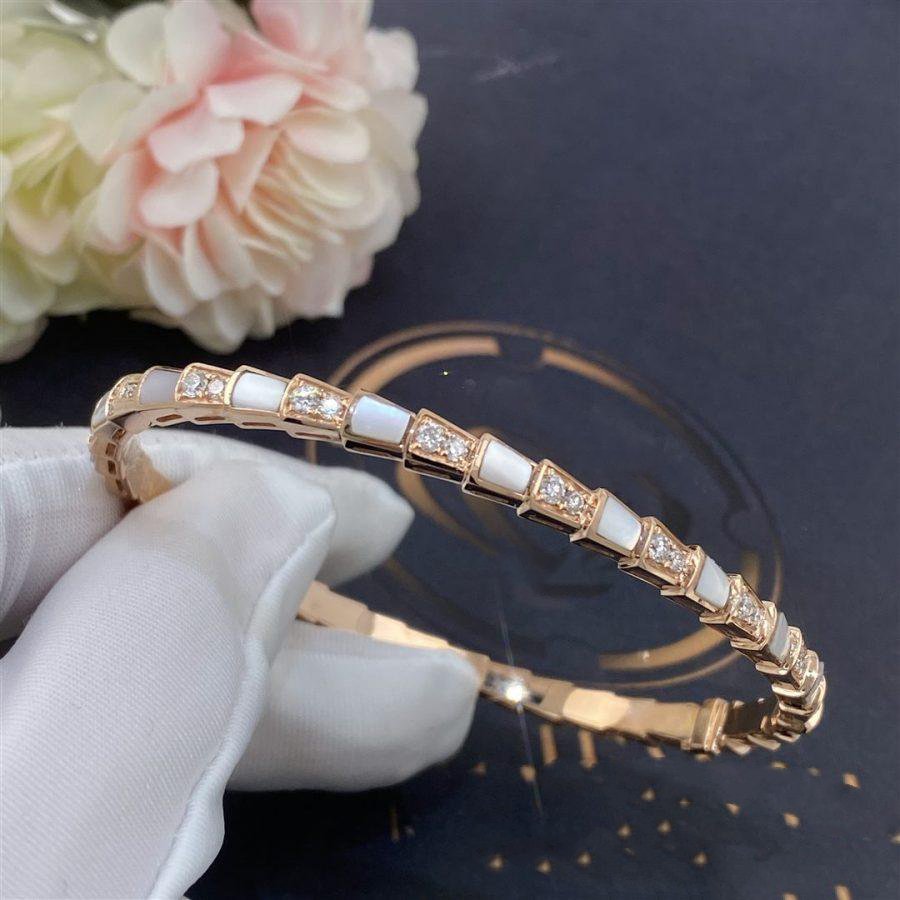 [Vintora]SERPENTI BRACELET PINK GOLD MOP DIAMOND