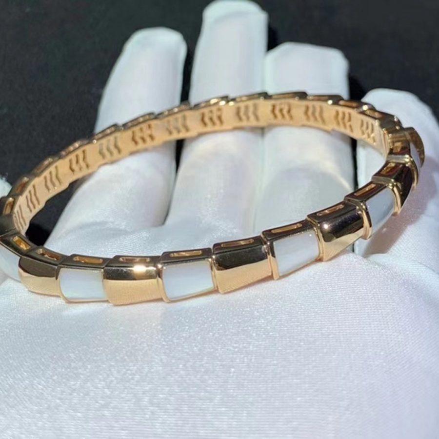 [Vintora]SERPENTI BRACELET PINK GOLD MOP
