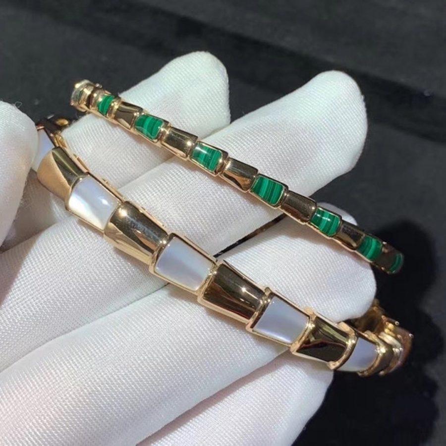 [Vintora]SERPENTI BRACELET PINK GOLD MOP