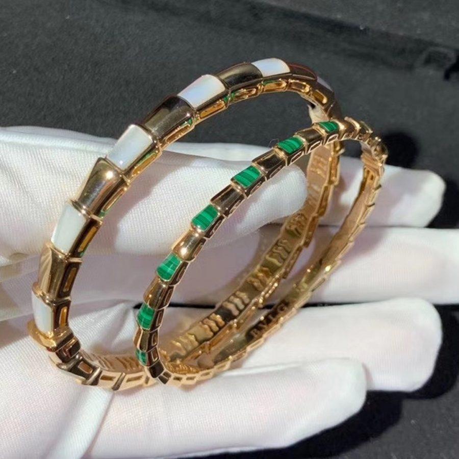 [Vintora]SERPENTI BRACELET PINK GOLD MOP