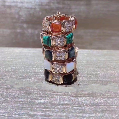 [Vintora]SERPENTI PEDANT DIAMOND NECKLACE