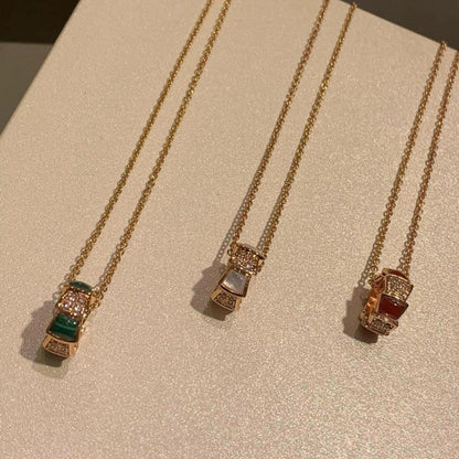 [Vintora]SERPENTI PEDANT DIAMOND NECKLACE