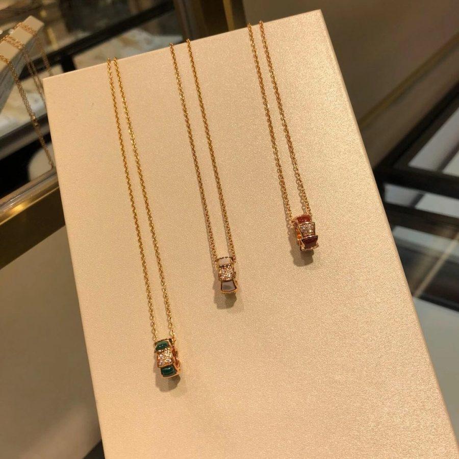 [Vintora]SERPENTI PEDANT DIAMOND NECKLACE