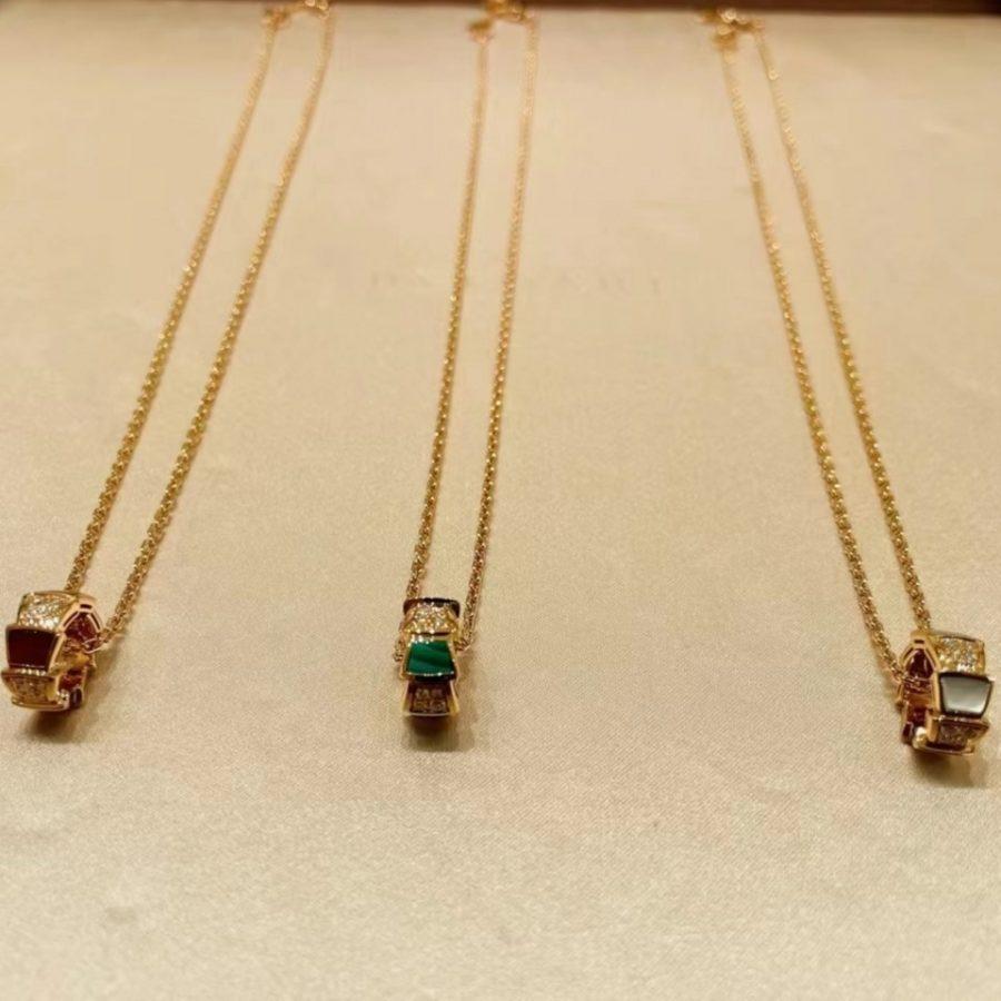 [Vintora]SERPENTI PEDANT DIAMOND NECKLACE