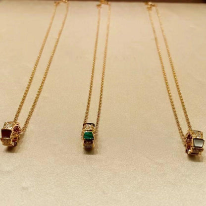 [Vintora]SERPENTI PEDANT DIAMOND NECKLACE