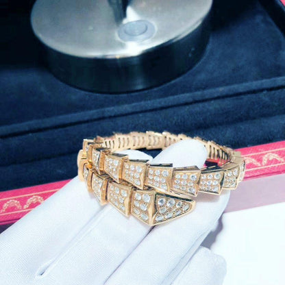 [Vintora]SERPENTI BRACELET 8MM PINK GOLD DIAMOND
